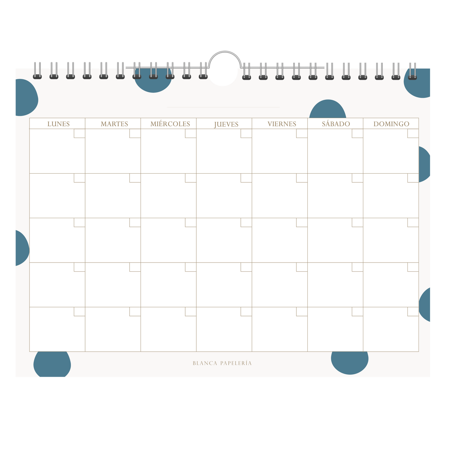 PLANNER MENSUAL INTERIOR