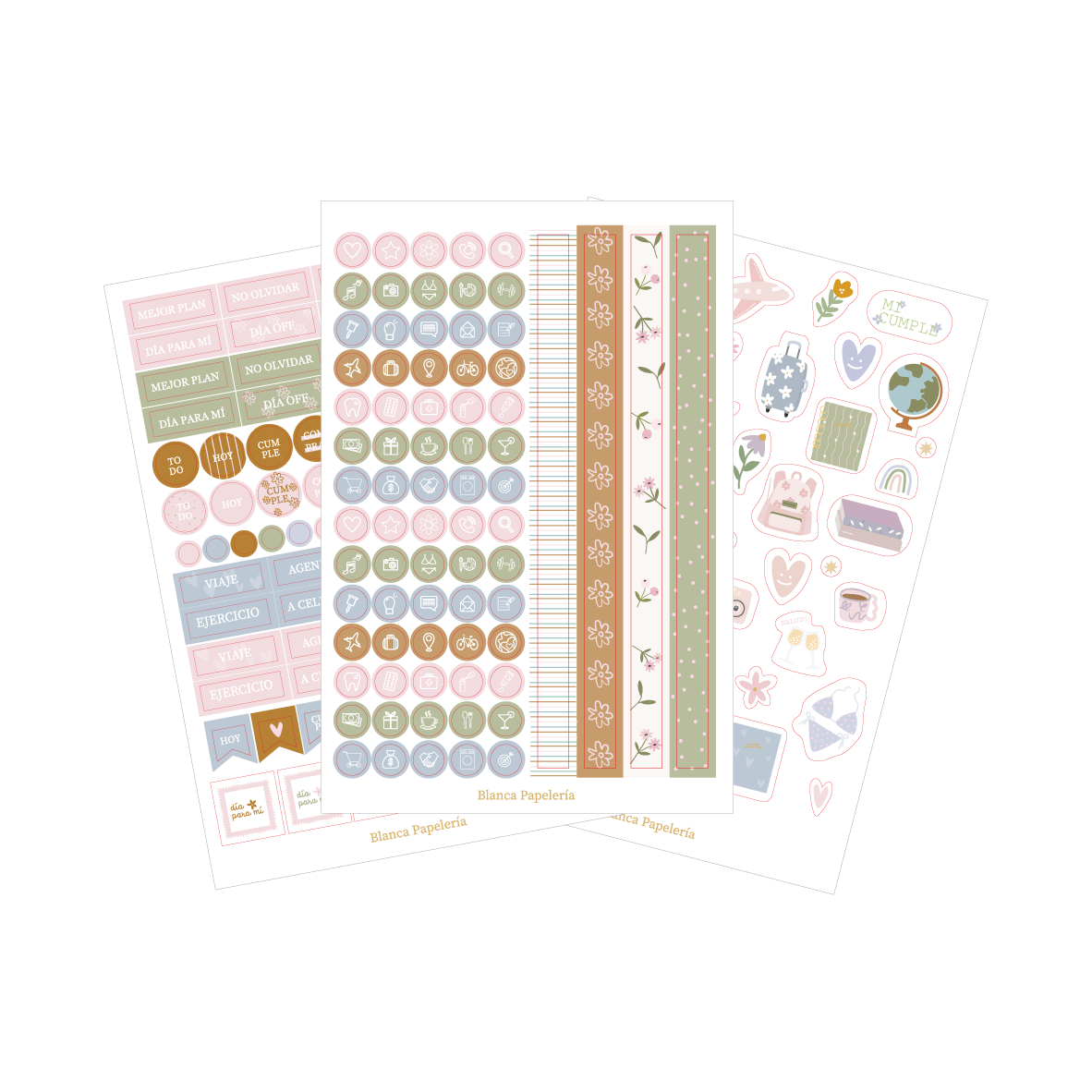 SET DE STICKERS CALMA