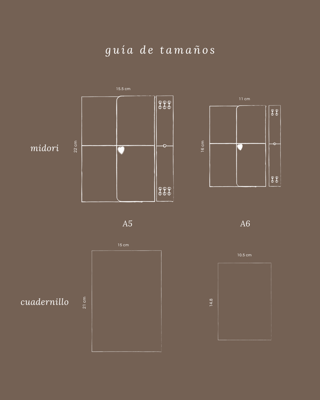 JOURNAL MIDORI A6 │CHOCOLATE