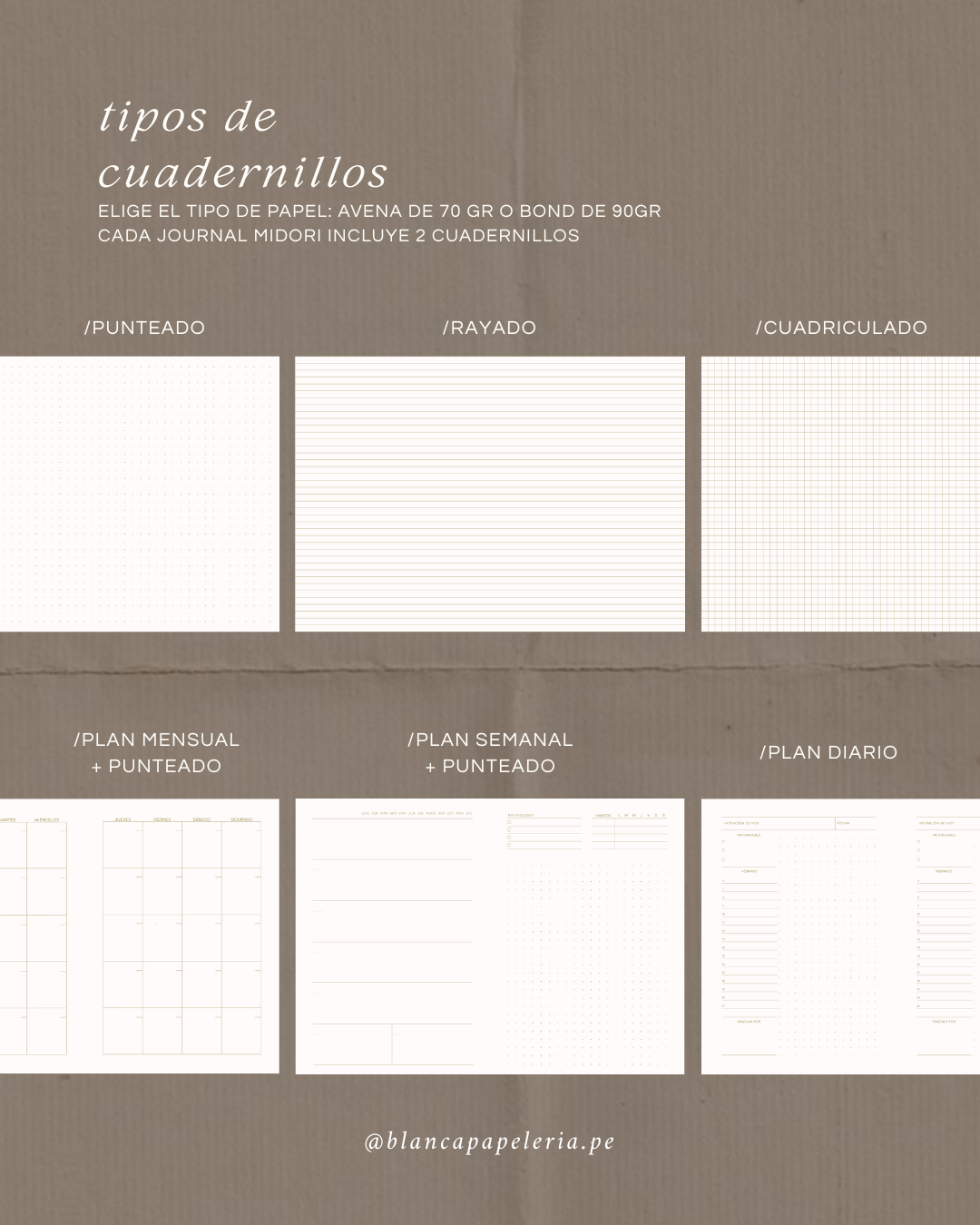 JOURNAL MIDORI A6 │ VINO