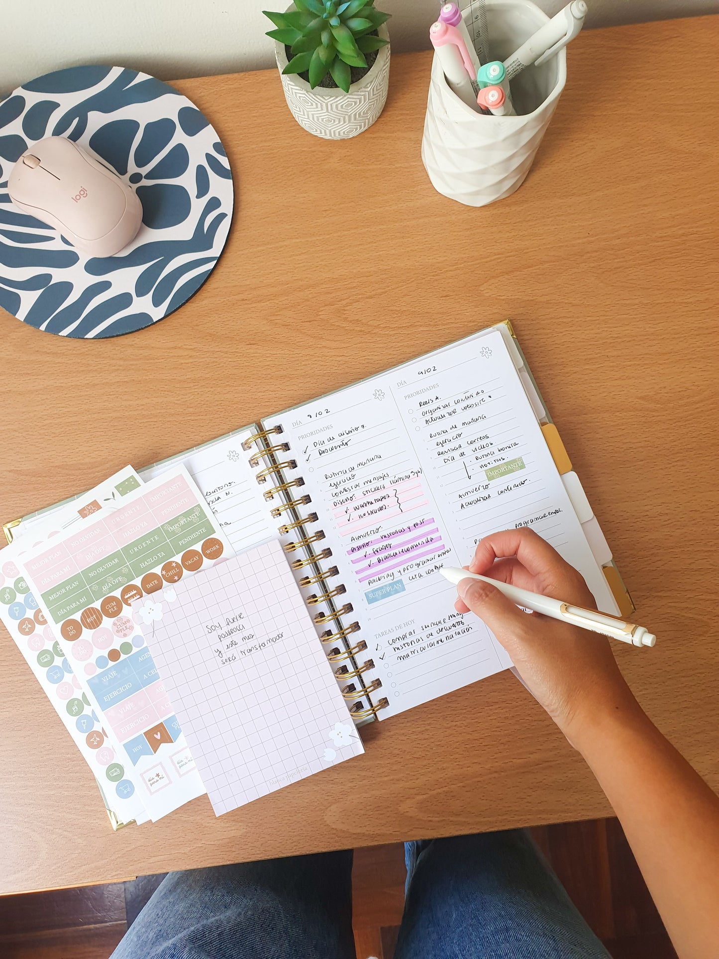 AGENDA JUMBO BIDIARIA TERRA (IMPERFECTA)