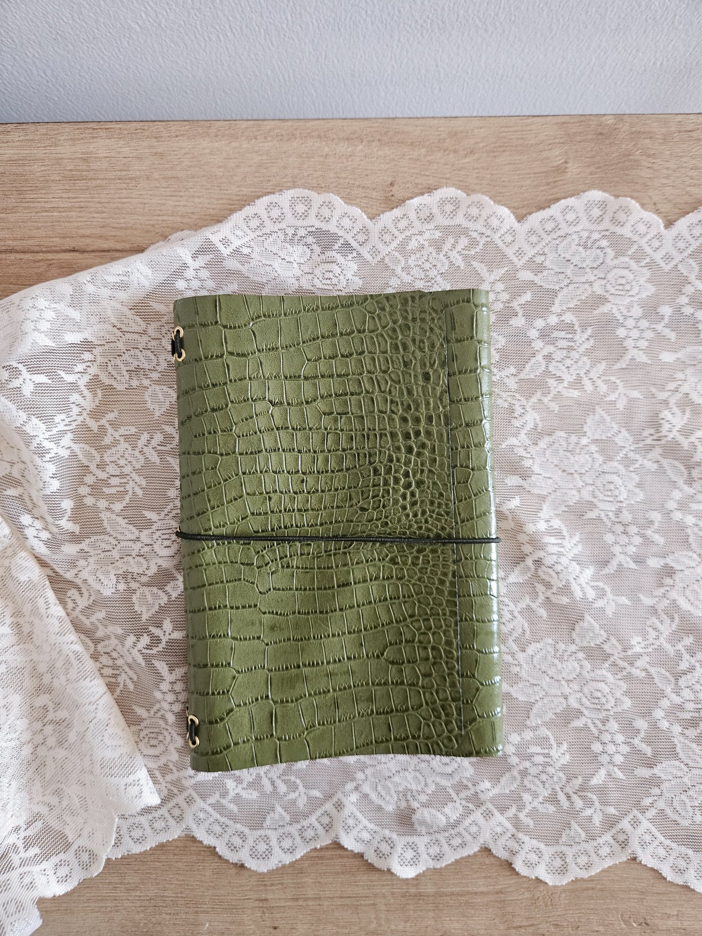 JOURNAL MIDORI A5│ VERDE CROCO