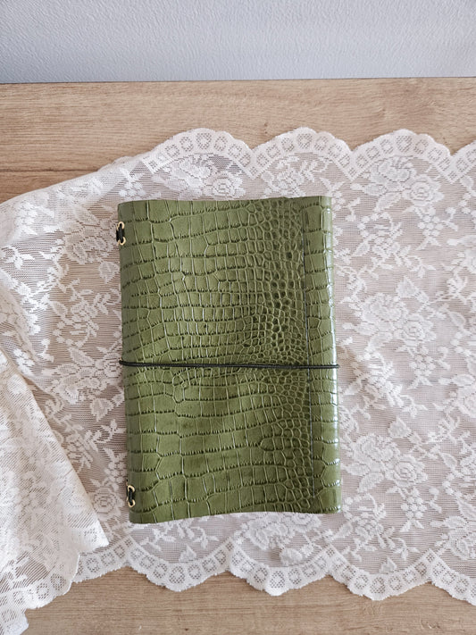 JOURNAL MIDORI A5│ VERDE CROCO