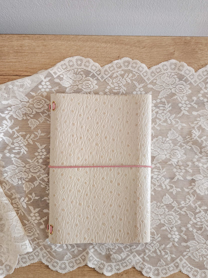 JOURNAL MIDORI A5│ CREMA AVESTRUZ