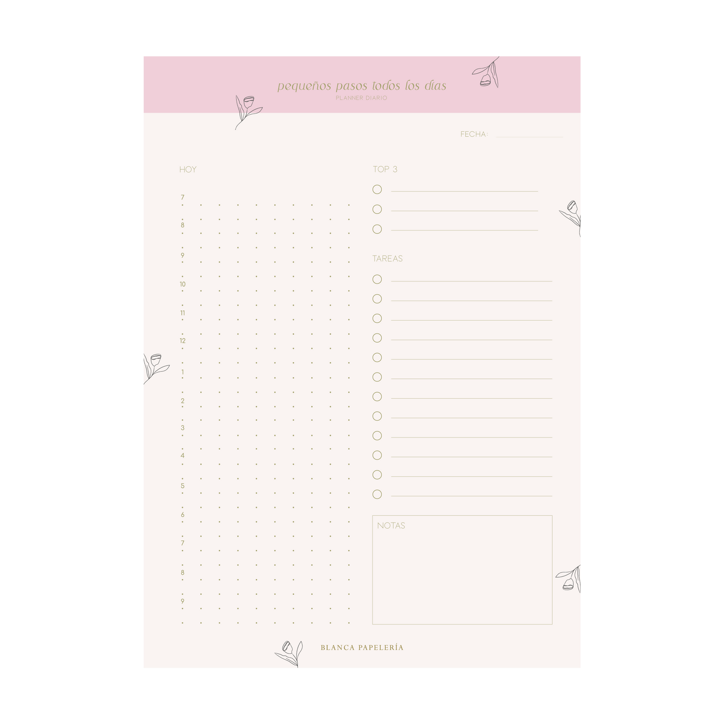 PLANNER DIARIO