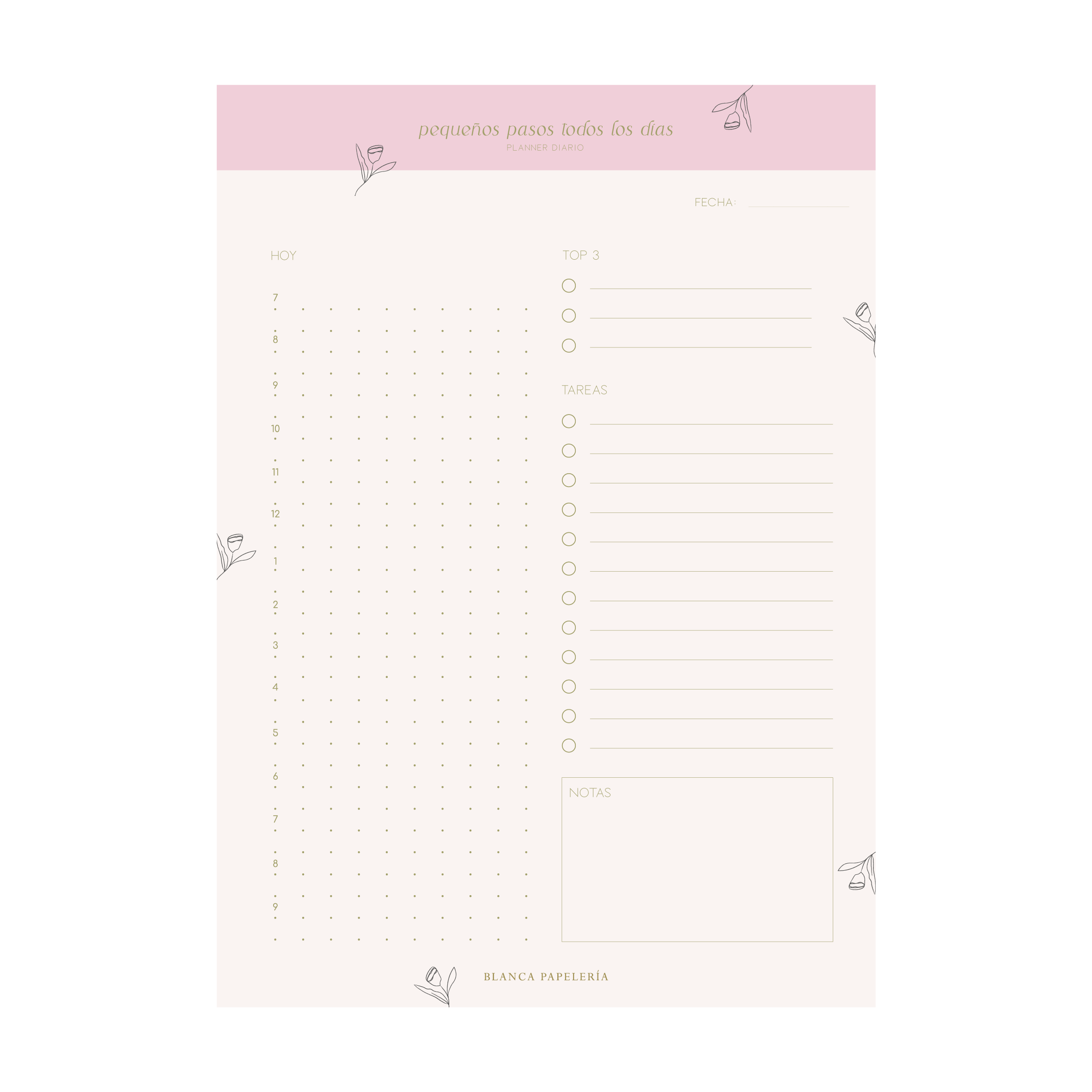 PLANNER DIARIO