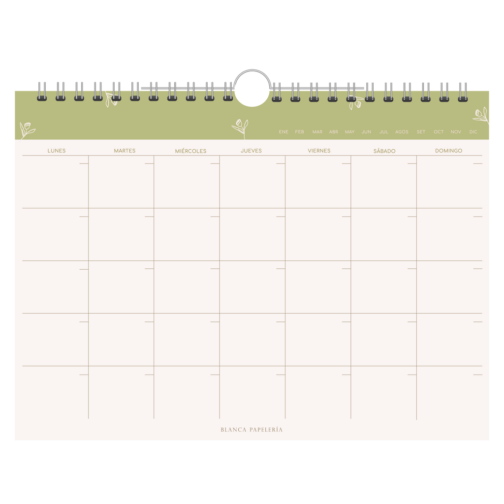 PLANNER MENSUAL UN DIA A LA VEZ