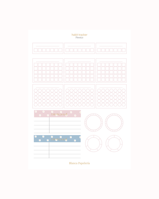 FREEBIE: DESCARGABLE HABIT TRACKERS