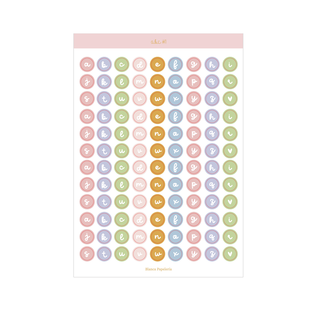 STICKER ABC