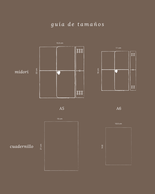 JOURNAL MIDORI A5 │CROCO GUINDA CHAROL
