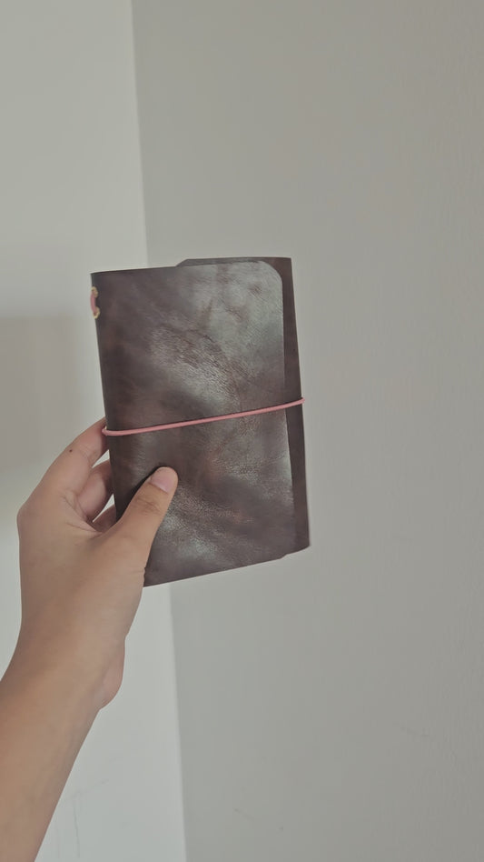 JOURNAL MIDORI A6 │ MARRON JASPEADO