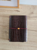 JOURNAL MIDORI  A5│CROCO CAOBA