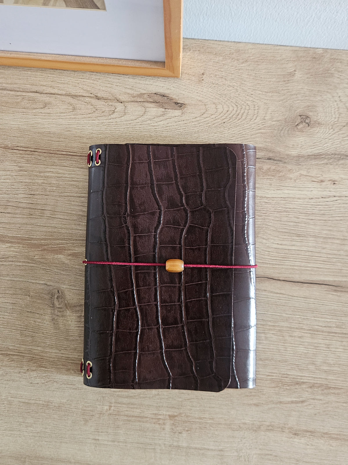 JOURNAL MIDORI  A5│CROCO CAOBA