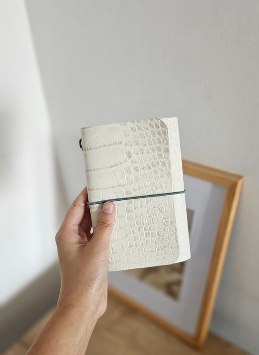 JOURNAL MIDORI A5 │PRINT LAGARTO CREMA